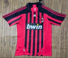 2007/2008 AC Milan Home Fans 1:1 Retro Soccer Jersey