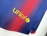 2012/2013 Retro Barcelona Home Long sleeve 1:1 Quality Soccer Jersey