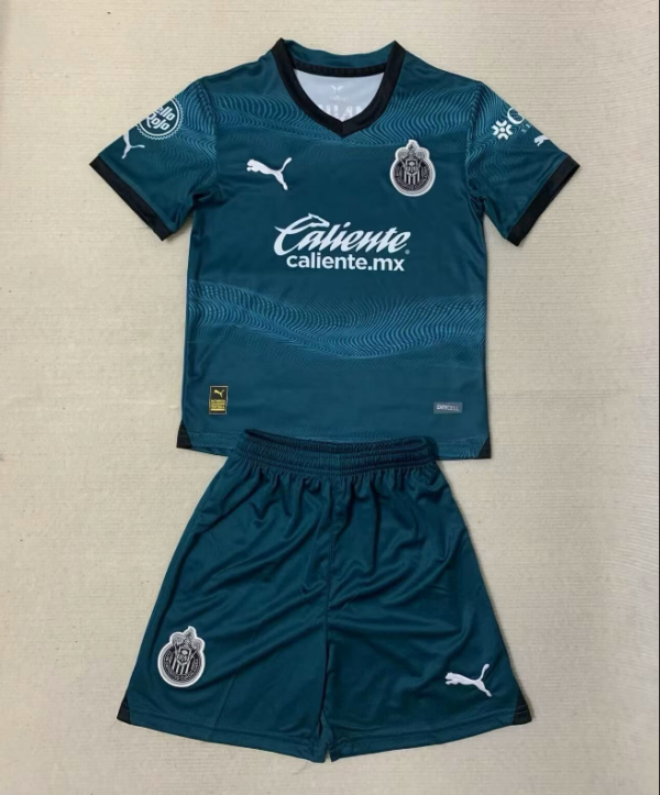 23/24 Chivas Third Kids Kits 1:1 Quality Soccer Jersey
