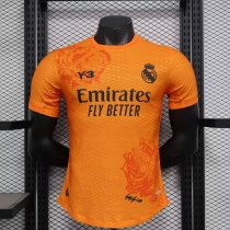 23/24 Real Madrid Y-3 Orange Player 1:1 Quality Soccer Jersey