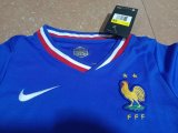 24/25 France Home Blue 1:1 Kids Soccer Jersey