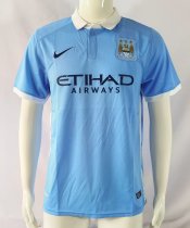 2015/16 Manchester City Home 1:1 Quality Retro Soccer Jersey