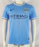 2013/2014 Manchester City Home 1:1 Quality Retro Soccer Jersey