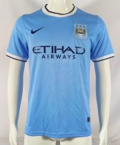 2013/2014 Manchester City Home 1:1 Quality Retro Soccer Jersey
