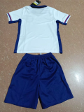 24/25  England Home White Kids Soccer Jersey