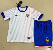 24/25 France Away  1:1 Kids Soccer Jersey