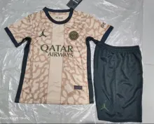 23/24 PSG Paris Third 1:1 Quality Kids Soccer Jersey