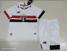 24/25 Sao Paulo Home Kids Soccer Jersey