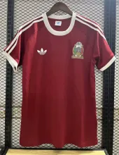 1985 Mexico Clasic Retro Red Fans 1:1 Quality Soccer Jersey