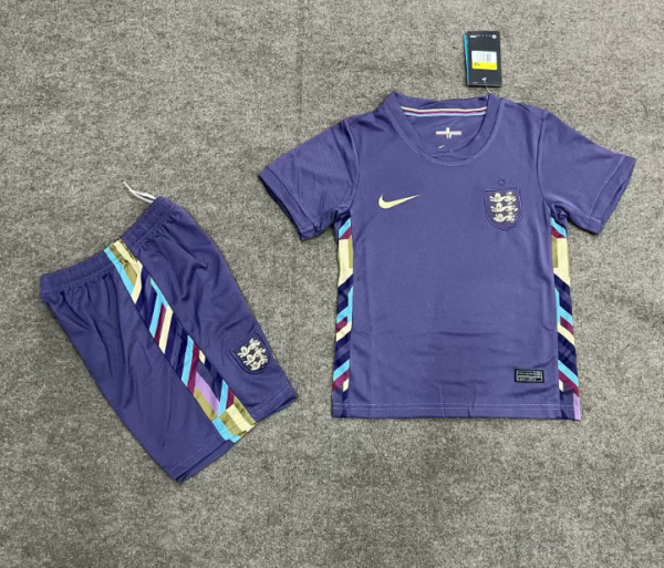 24/25 England Away Kids Soccer Jersey