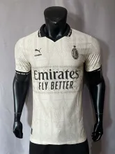23/24 AC Milan X Pleasures Edition Player Yellow1:1 Quality Soccer Jersey