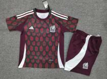 24/25 Mexico Home Kids 1:1 Quality Soccer Jersey