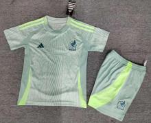 24/25 Mexico Away  Kids 1:1 Quality Soccer Jersey