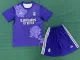 23/24 Real Madrid Y-3 Purple 1:1 Kids Soccer Jersey