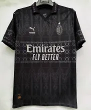23/24 AC Milan X Pleasures Edition Fans 1:1 Quality Soccer Jersey
