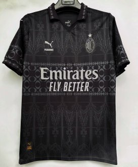 23/24 AC Milan X Pleasures Edition Fans 1:1 Quality Soccer Jersey