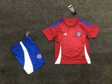 24/25  Chile  Home  Kids Soccer Jersey