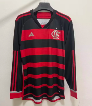 24/25 Flamengo Home Fans Long sleeve 1:1 Quality Soccer Jersey