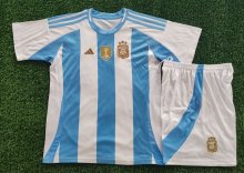 24/25 Argentina Home 3-Stars 1:1 Kids Soccer Jersey
