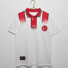 1996 Turkey Away  Fans 1:1 Quality Retro Soccer Jersey