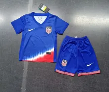 24/25 USA Away 1:1  Kids Soccer Jersey