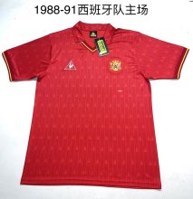 1988/1999 Spain Home Fans 1:1 Quality Retro Soccer Jersey