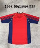 1998/1999  Spain Home Fans 1:1 Quality Retro Soccer Jersey
