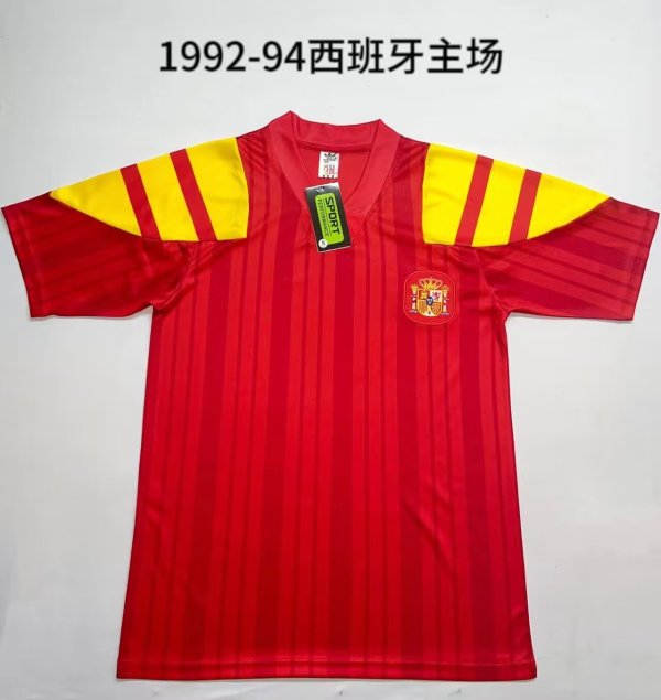 1972/1994  Spain Home Fans 1:1 Quality Retro Soccer Jersey