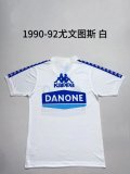 1990/1992 Juventus White  1:1 Quality Retro Soccer Jersey