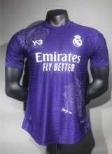 23/24 Real Madrid Y-3 Purple Player 1:1 Quality Soccer Jersey