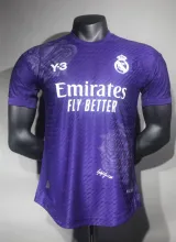 23/24 Real Madrid Y-3 Purple Player 1:1 Quality Soccer Jersey