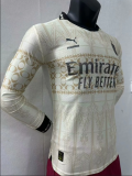 23/24 AC Milan X Pleasures Edition Player Yellow  Long sleeve 1:1 Quality Soccer Jersey