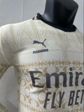 23/24 AC Milan X Pleasures Edition Player Yellow  Long sleeve 1:1 Quality Soccer Jersey