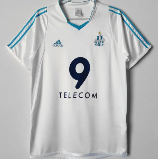 2002/2003 Marseille Home 1:1 Quality Retro Soccer Jersey