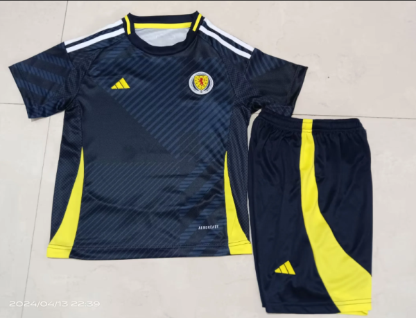 24/25 Scotland Home 1:1 Quality Kids Jersey