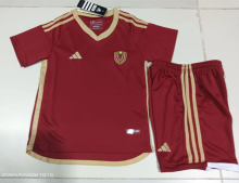 24/25 Venezuela Home Fans  Kids Quality Soccer Jersey