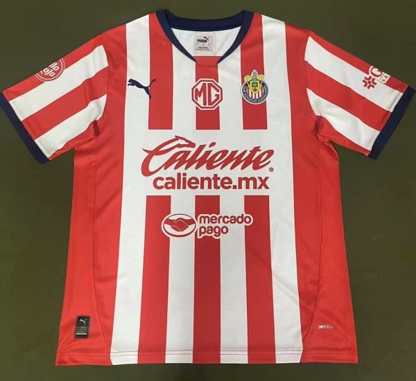 24/25 Chivas Home Fans 1:1 Quality Soccer Jersey