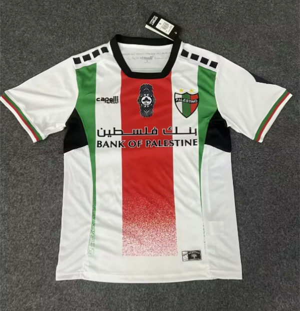 24/25 Palestino Home Fans 1:1 Quality Soccer Jersey（巴勒斯坦人）