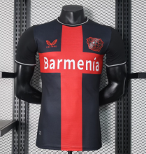23/24 Bayer Leverkusen Home Black Player Version Soccer Jersey