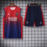 24/25 PSG Paris Blue 1:1 Quality Training Vest（A-Set）