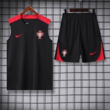 24/25 Portugal  Black 1:1 Quality Training Vest（A-Set）