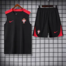24/25 Portugal  Black 1:1 Quality Training Vest（A-Set）