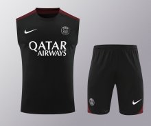 24/25 PSG Paris  Black  1:1 Quality Training Vest（A-Set）