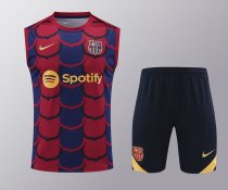 24/25 Barcelona Red  1:1 Quality Training Vest（A-Set）