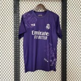 23/24 Real Madrid Y-3 Purple Fans 1:1 Soccer Jersey