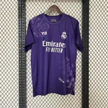 23/24 Real Madrid Y-3 Purple Fans 1:1 Soccer Jersey