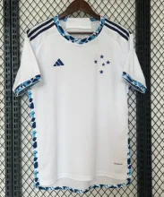 24/25 Cruzeiro Away White Fans 1:1 Quality Soccer Jersey