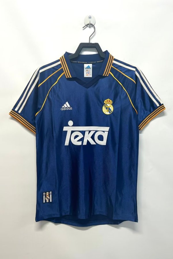 1998/2000 Real Madrid Third Blue Fans1:1 Retro Soccer Jersey