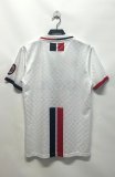 1996/1997 AC Milan Away White 1:1 Retro Soccer Jersey