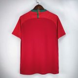 2018 Portugal Home Long Sleeve   1:1 Retro Soccer Jersey